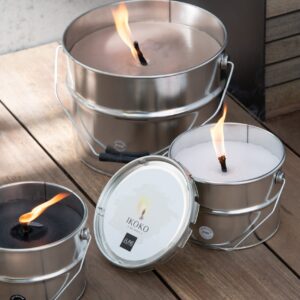 Horeca Terras Citronella kaars in emmer